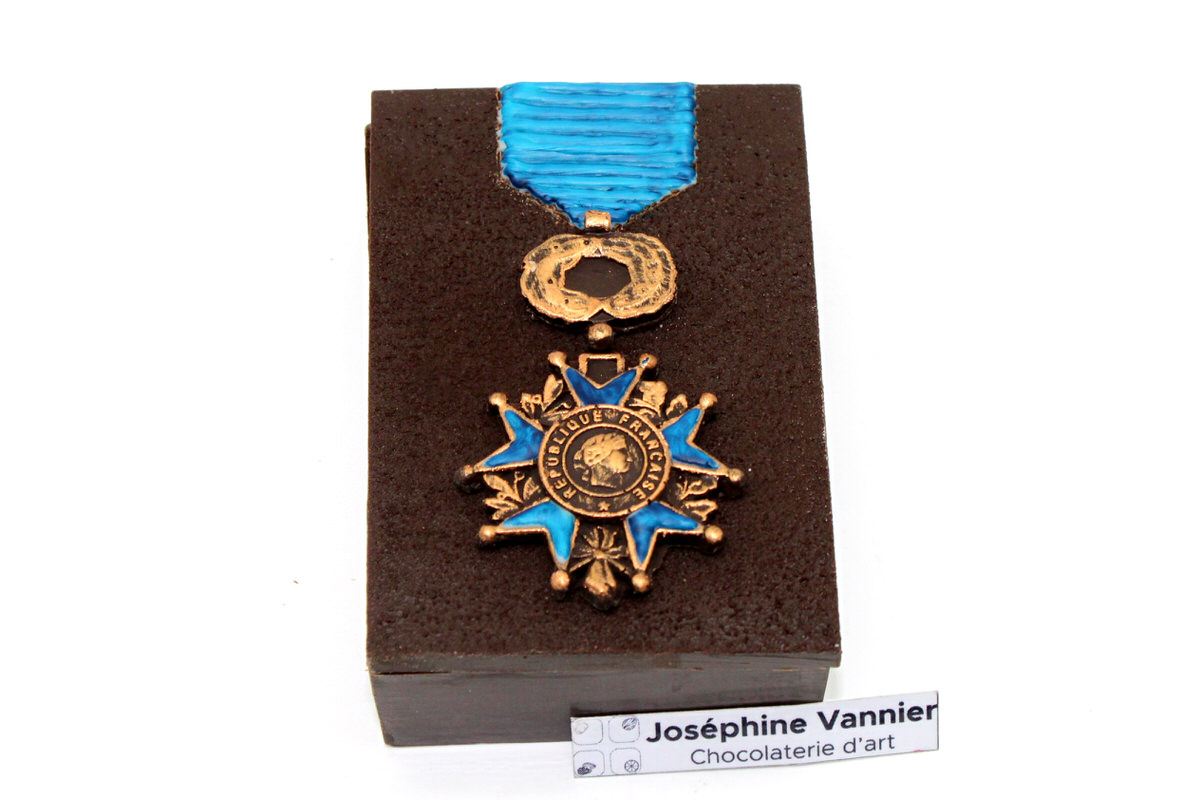 Médaille de chocolat pour les héros comme cadeaux d'affaires